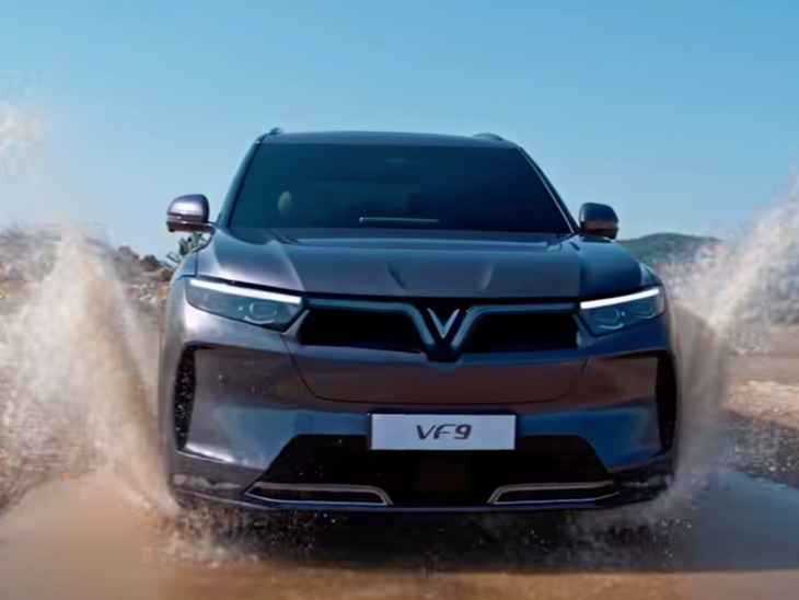 Lộ diện xe điện 'lạ' ở Việt Nam, dễ là VinFast VF 9 đời mới - Ảnh 2.