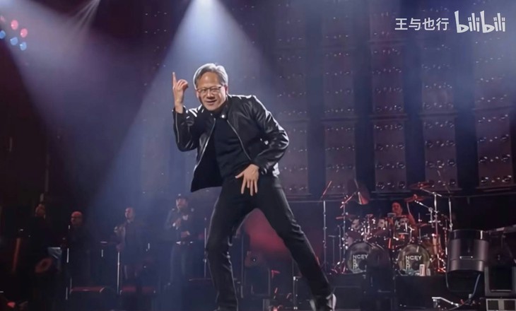 Video AI CEO Nvidia Jensen Huang nhảy như Michael Jackson gây sốt - Ảnh 3.