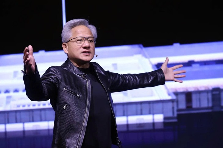 Video AI CEO Nvidia Jensen Huang nhảy như Michael Jackson gây sốt - Ảnh 1.