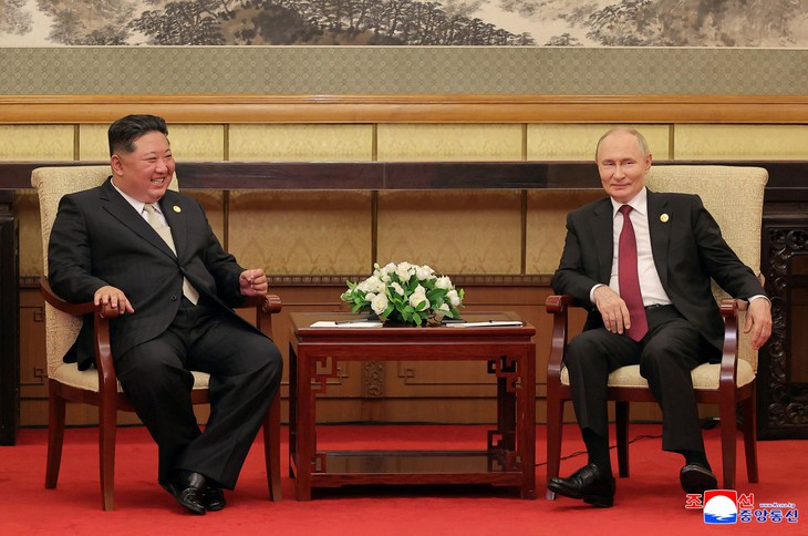 Ông Kim Jong Un gửi thư mừng sinh nhật ông Putin, cam kết ‘ủng hộ kiên định’ đối với Nga - Ảnh 1.