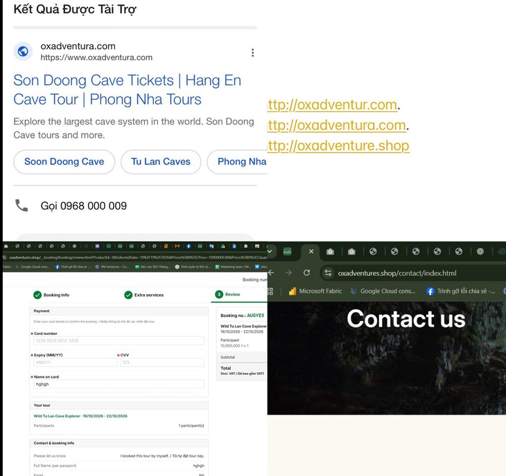 Cảnh báo website giả mạo, rao bán tour thám hiểm hang lớn nhất thế giới Sơn Đoòng - Ảnh 1.