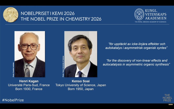 Nobel Hóa học 2026 vinh danh - Ảnh 1.
