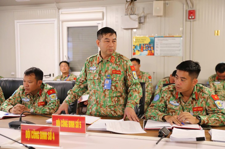 Đội công binh số 4 bàn giao nhiệm vụ cho đội công binh số 5 tại UNISFA 2026 - Ảnh 6.