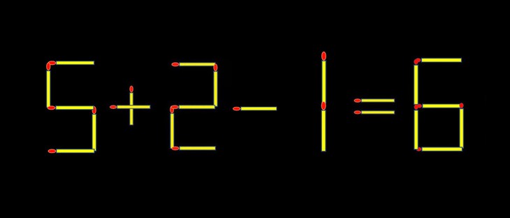 Thử tài IQ: Di chuyển một que diêm để 5+27=6 thành phép tính đúng - Ảnh 1.