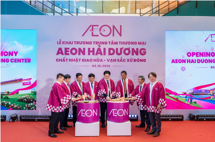 Aeon Việt Nam khai trương TTTM quy mô vừa tại Hải Phòng - Ảnh 1.
