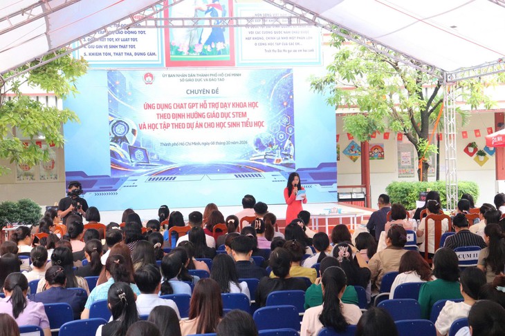Ứng dụng ChatGPT dạy khoa học tiểu học: AI chỉ là trợ lực, học sinh là trung tâm - Ảnh 3.