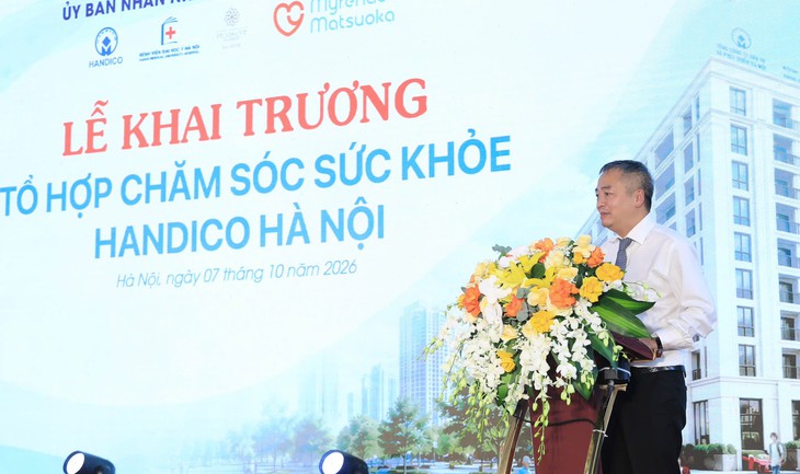 Hà Nội khánh thành tổ hợp chăm sóc sức khỏe HANDICO, lần đầu tiên đưa 'bệnh viện về nhà' - Ảnh 2.