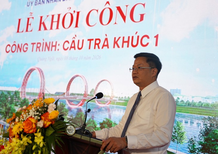 Khởi công dự án cầu Trà Khúc 1, tạo dấu ấn 'bờ xe nước' trên sông Trà Khúc - Ảnh 2.