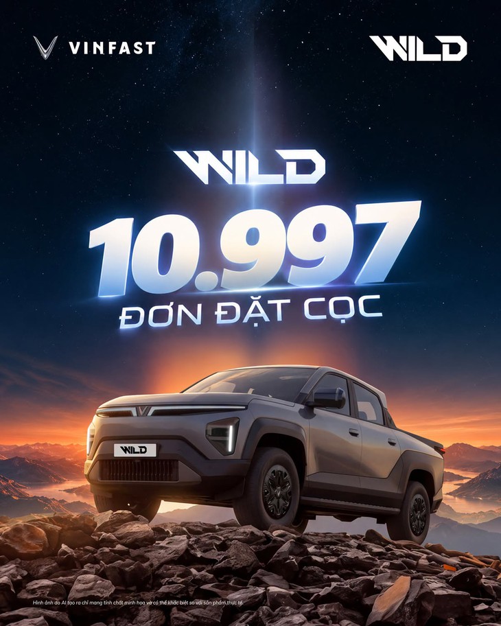 VinFast VF Wild nhận gần 11.000 đơn đặt cọc trong gần 2 tuần, gấp hơn 4 lần doanh số các đối thủ trong 1 tháng - Ảnh 1.