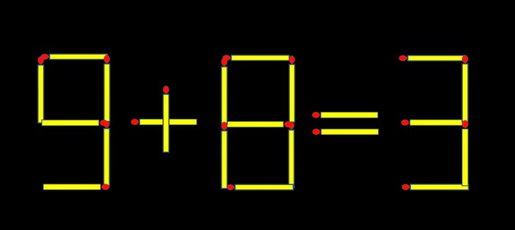 Thử tài IQ: Di chuyển một que diêm để 5+5=11 thành phép tính đúng - Ảnh 2.