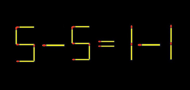 Thử tài IQ: Di chuyển một que diêm để 5+5=11 thành phép tính đúng - Ảnh 1.