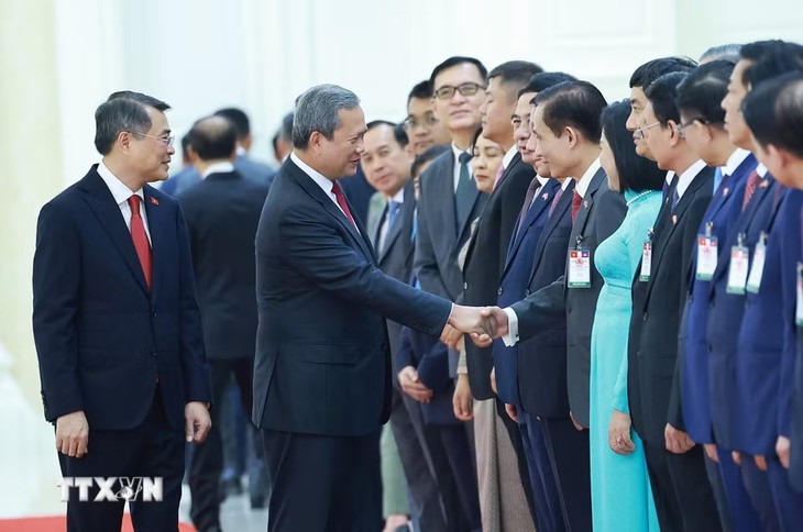 Thủ tướng Hun Manet chủ trì lễ đón Thủ tướng Lê Minh Hưng - Ảnh 4.