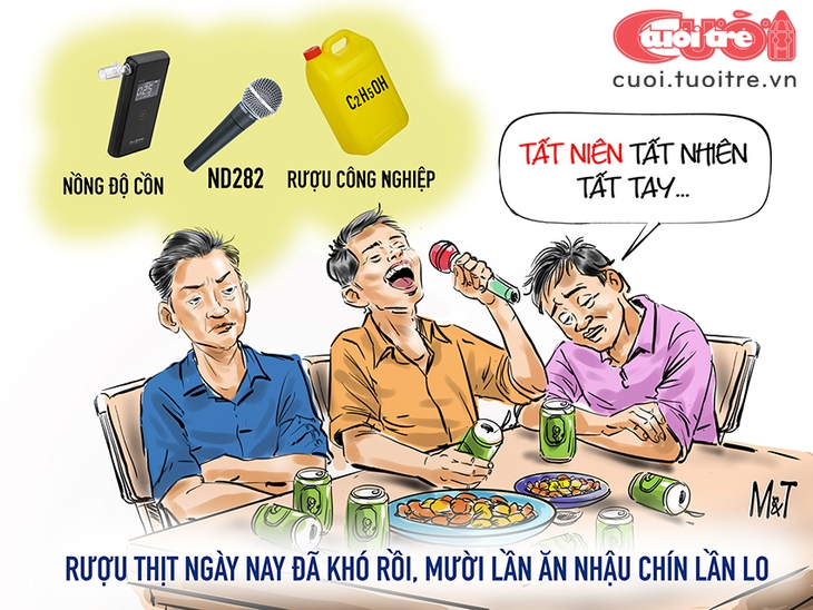 Tất niên năm nay: 10 lần ăn nhậu 9 lần lo - Ảnh 1.