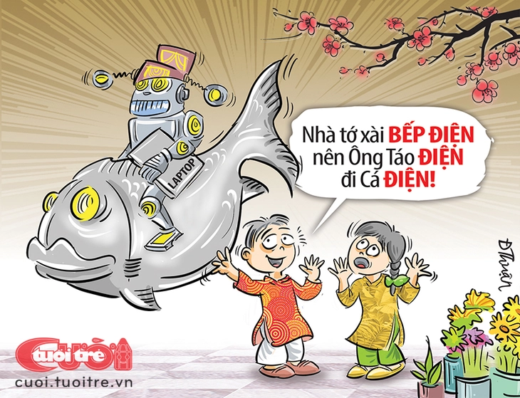 Ông Táo... điện chầu Trời - Ảnh 2.