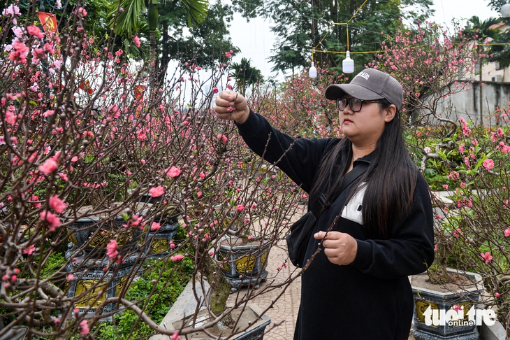 Quất 3 triệu đồng/cây đắt khách, đào 1,4 triệu đồng/cành khách lắc đầu bỏ đi - Ảnh 8.