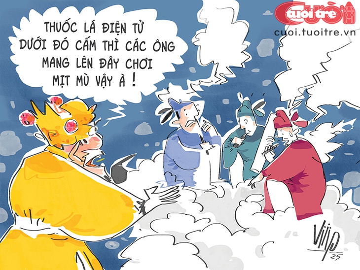 Thiên đình khói nhiều hơn mây, Ngọc Hoàng tá hỏa - Ảnh 1.