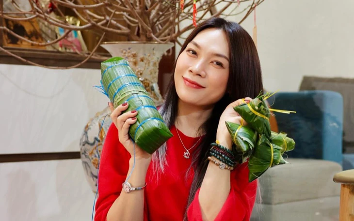 Hoa hậu Lương Thùy Linh nấu ăn cho bệnh nhi ung bướu - Ảnh 7.