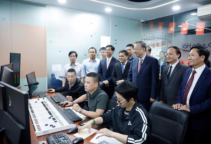 Tổng Bí thư Tô Lâm: Phải coi công nghệ là công cụ nâng cao hiệu quả phục vụ nhân dân - Ảnh 3.