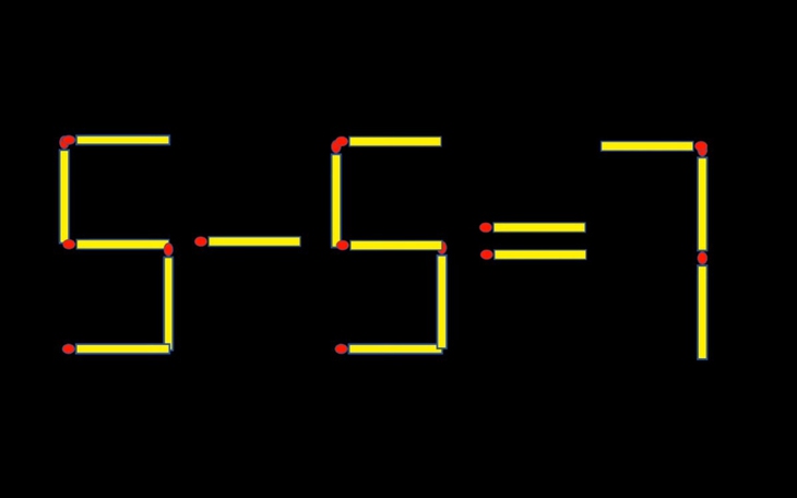 Thử tài IQ: Di chuyển một que diêm để 1-6=4 thành phép tính đúng - Ảnh 7.
