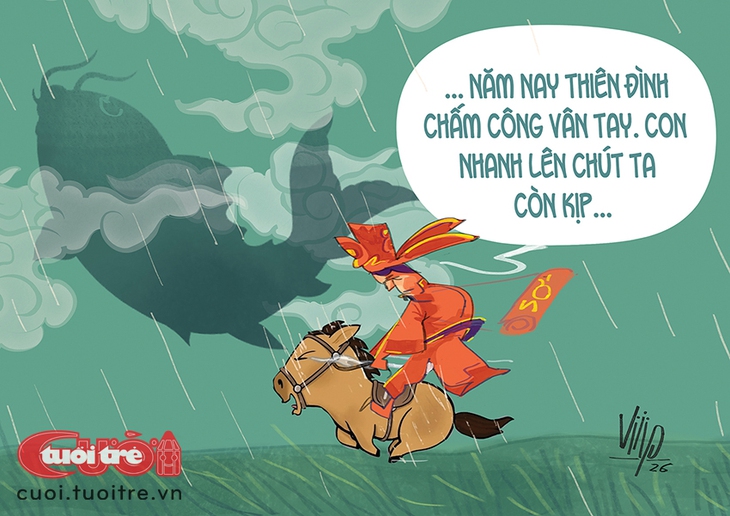 Táo quân cưỡi mã tiểu dã vừa chạy vừa khóc - Ảnh 1.