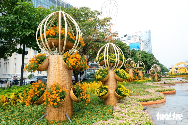 đường hoa Nguyễn Huệ - Ảnh 9.