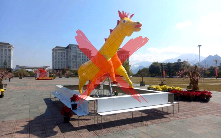 Lai Châu lên tiếng về hình ảnh 'linh vật ngựa lai hươu' - Ảnh 2.