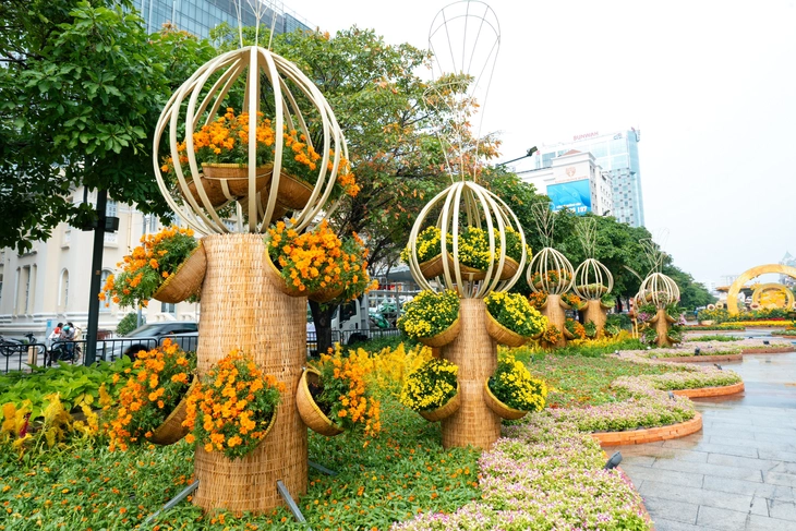 đường hoa Nguyễn Huệ - Ảnh 9.