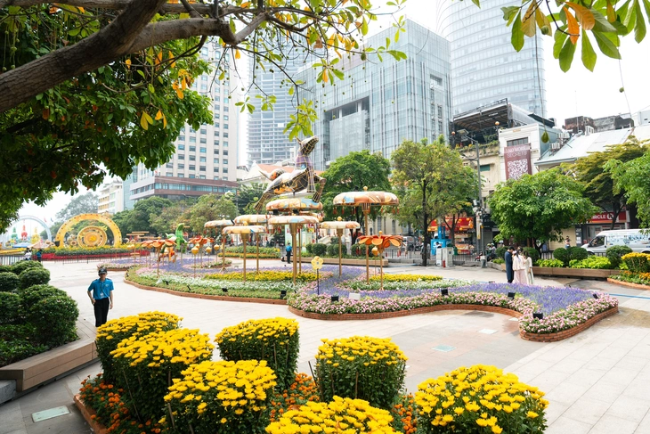 đường hoa Nguyễn Huệ - Ảnh 6.