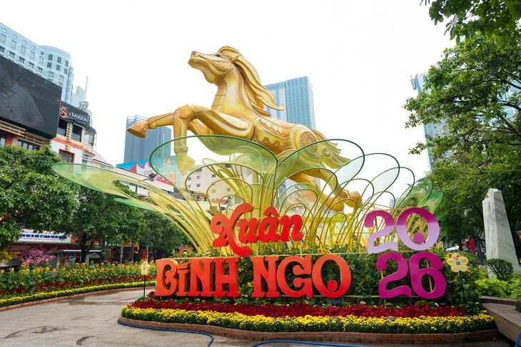 đường hoa Nguyễn Huệ - Ảnh 2.