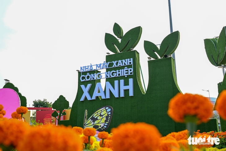 Đường hoa xuân Đồng Tháp tạo dấu ấn mạnh mẽ về thông điệp xanh - Ảnh 4.