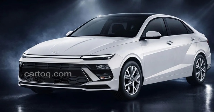 Hyundai Accent 2026 tiếp tục lộ diện trên đường: Cụm đèn mới, có thể nâng cấp màn hình kép cỡ lớn bên trong- Ảnh 1. Hyundai Accent - Ảnh 1.