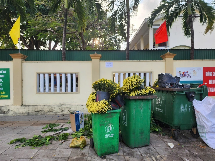 Sức mua yếu, chợ hoa Tết Quảng Ngãi ế ẩm, tiểu thương đồng loạt xả hàng chiều 29 tháng chạp - Ảnh 6.