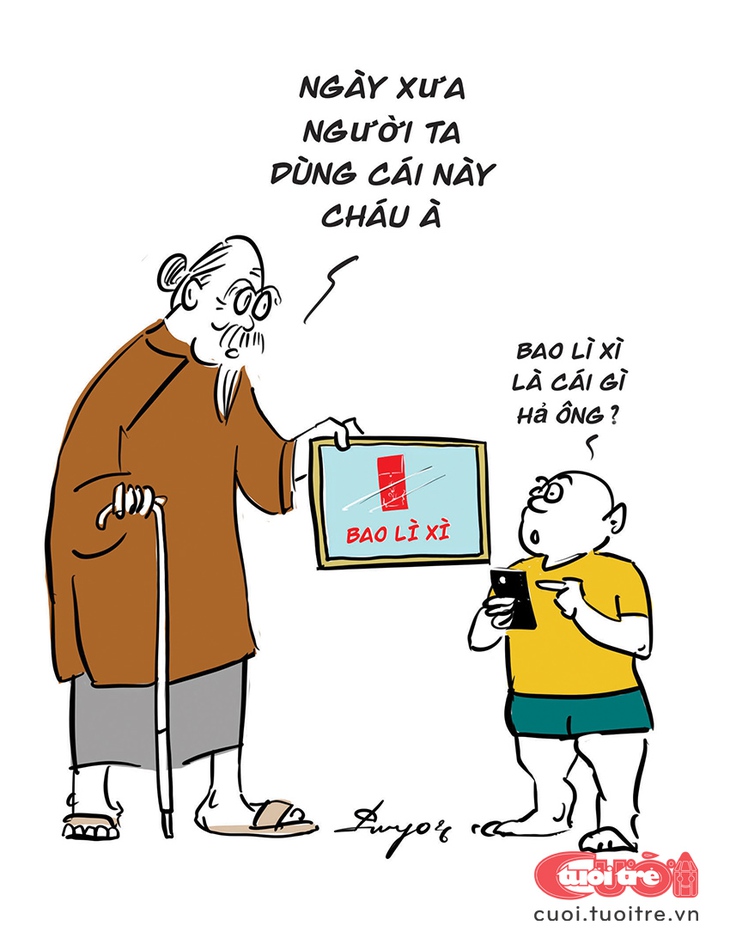 Hồi ức lì xì của ông ngoại - Ảnh 1.