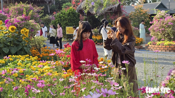 Hàng chục ngàn lượt khách đổ về 'nóc nhà miền Tây' mùng 2 Tết - Ảnh 8.