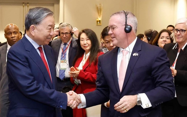 Tổng Bí thư Tô Lâm điện đàm với các nghị sỹ Mỹ - Ảnh 2.