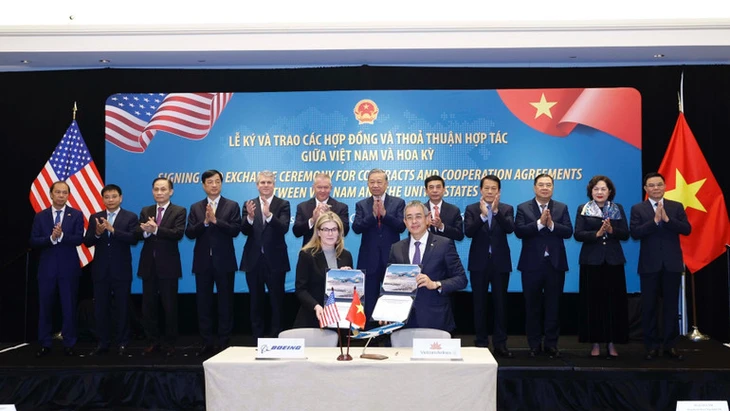 Tổng Bí thư Tô Lâm chứng kiến lễ ký các hợp đồng, thỏa thuận hợp tác của Việt Nam và Mỹ - Ảnh 3.