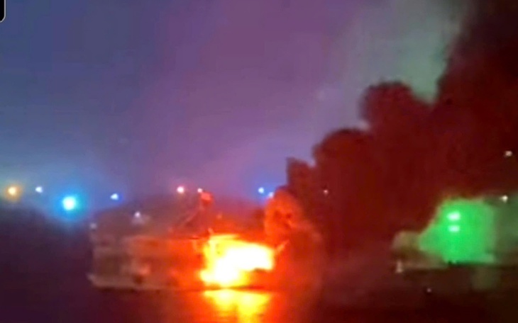 Cháy lớn quán cà phê ở phường Hiệp Bình mùng 6 Tết - Ảnh 2.