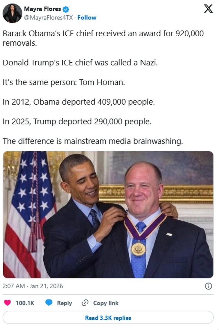 'Ông trùm biên giới' Tom Homan từng là Giám đốc ICE dưới thời ông Obama? - Ảnh 2.