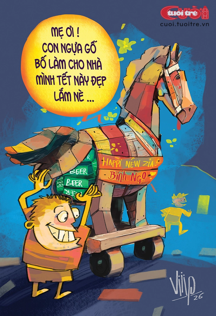 Linh vật ngựa thành Troy, vừa đẹp vừa độc - Ảnh 1.