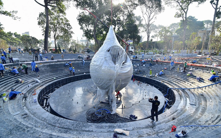 Sẽ có nghi thức thả hoa đăng tại lễ khánh thành công viên số 1 Lý Thái Tổ vào tối 12-2 - Ảnh 5.