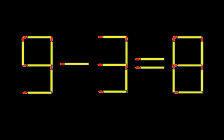 Thử tài IQ: Di chuyển một que diêm để 6+2=1 thành phép tính đúng - Ảnh 8.