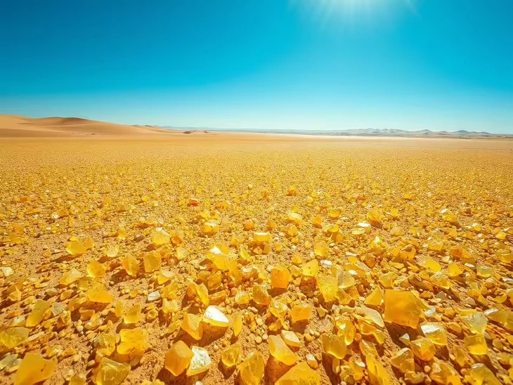 Sa mạc bỗng hóa thủy tinh: Thứ gì đã thiêu cháy cát ở 1.700°C? - Ảnh 1.