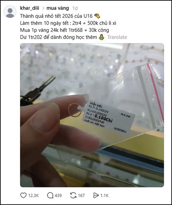 mua vàng - Ảnh 1.