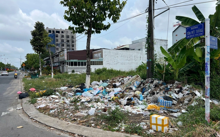 Xác minh, xử lý vụ đổ rác thải xuống bãi biển Hải Tiến - Ảnh 2.