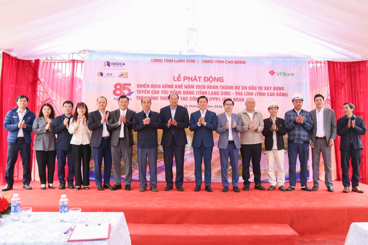 Cao tốc Đồng Đăng - Trà Lĩnh bước vào 85 ngày đêm quyết định - Ảnh 2. cao tốc Đồng Đăng - Trà Lĩnh - Ảnh 2.