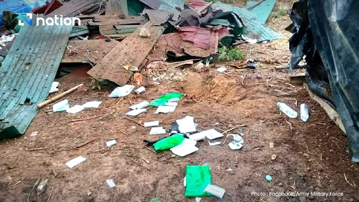 Binh sĩ Thái Lan giẫm mìn, đứt lìa chân phải - Ảnh 2. Thái Lan - Ảnh 2.