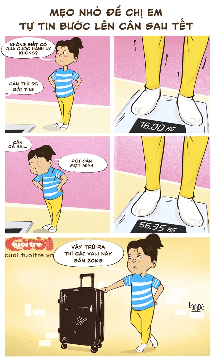 Cách để chị em tự tin bước lên cân sau Tết - Ảnh 1.