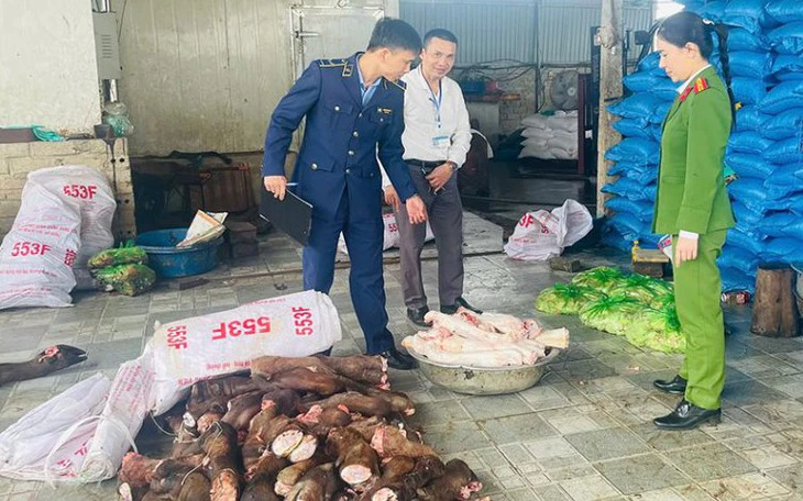 Thu giữ 4 tấn thực phẩm không rõ nguồn gốc ở Thanh Hóa - Ảnh 3.