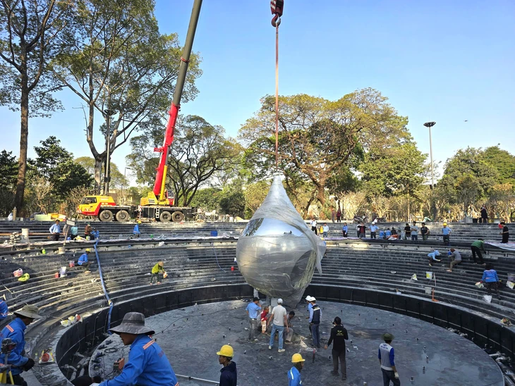 Sẽ có nghi thức thả hoa đăng tại lễ khánh thành công viên số 1 Lý Thái Tổ vào tối 12-2 - Ảnh 3.