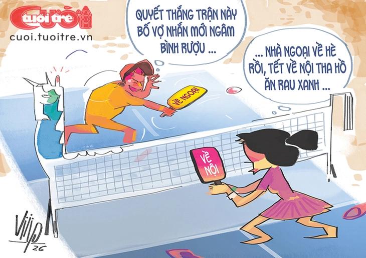 Trận pickleball giải quyết chuyện... về quê - Ảnh 1.
